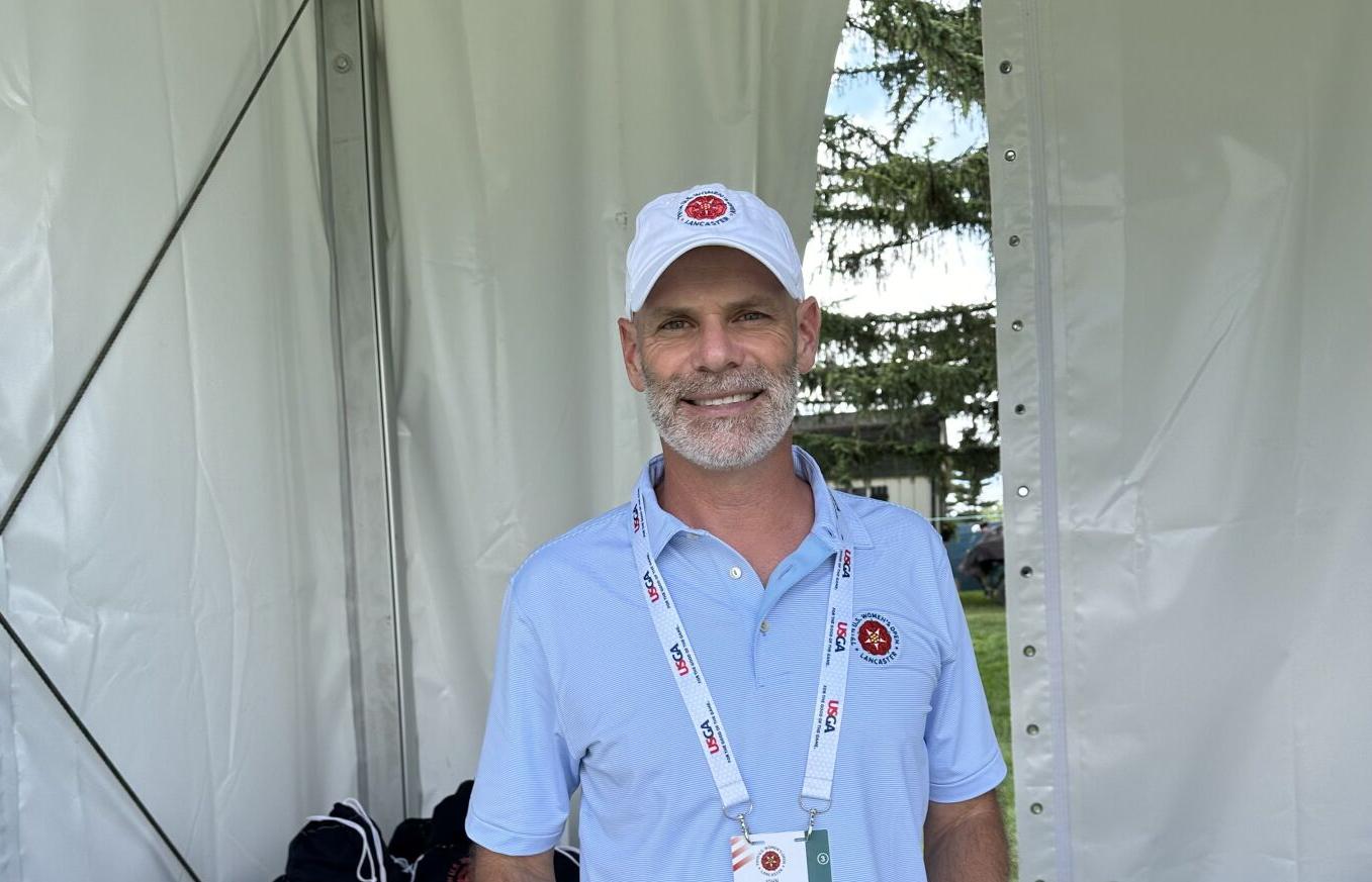 A look at US Women's Open volunteer John Briner of Manheim Township